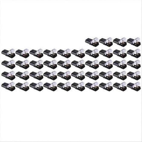 44 connecteurs enfichables à double fil, connecteurs de fils LED enfichables (1/5)