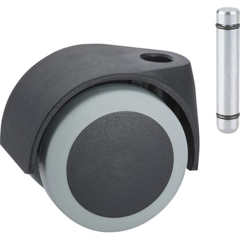 DÖRNER + HELMER Doppel-Lenkrolle Two 50 mm 40 kg Bundstift (1/2)