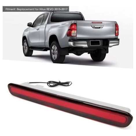 NALOOKAMIC Feu Stop Arrière 3291500687 Hilux, Hilux,Feu Arrière Haut Niveau 3Rd Feu De Freinage Lumière Rouge Vif 81570-0K100 Rempment Pour Hilux Revo 2015-2017 Lentille Rouge (Rouge) (1/3)