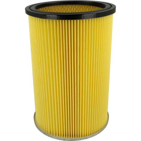 vhbw Faltenfilter kompatibel mit Thomas 18-451 ZA ( ... - 2010) Staubsauger - Filter, Patronenfilter, schwarz gelb