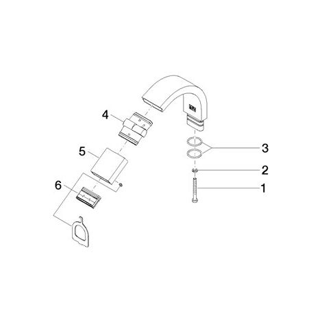 Dornbracht 90282226500-00 Bec de robinet Pièces détachées