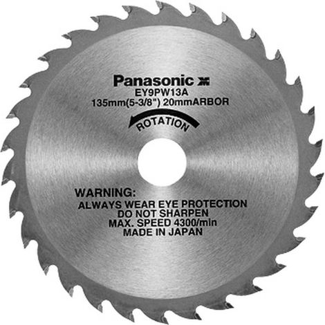 Lame Bois pour Scie Circulaire Ey45A2L - 135x20 mm/24 dents - D-Work
