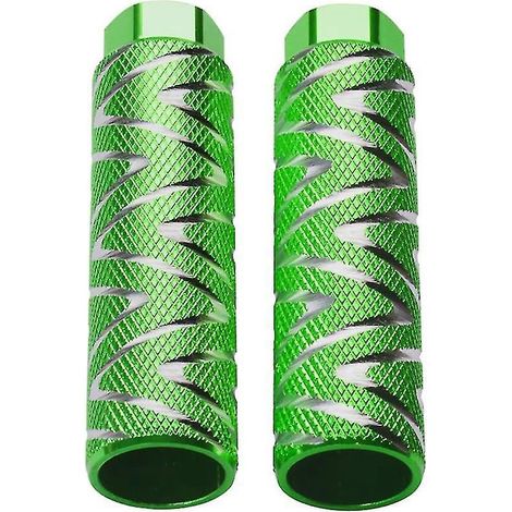 2 Fahrradfußrasten aus Aluminiumlegierung für BMX-Räder, kompatibel mit 3/8-Zoll-Achsen.