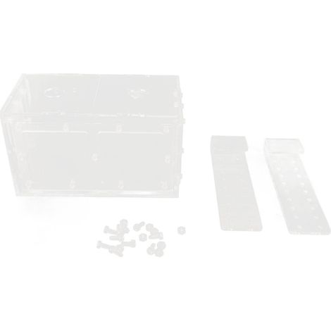 Boîte d'isolement pour l'élevage de poissons avec côté en maille transparente, adaptée aux petits poissons d'aquarium (17910 cm, 6,73,53,9 pouces). (1/5)
