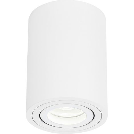 Support de Spot Saillie GU10 (sans ampoule) Cylindre Noir Miidex Lighting® (1/5)