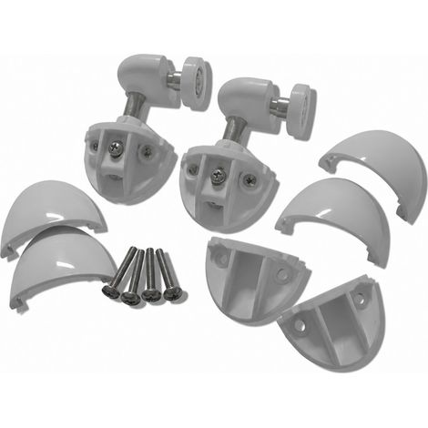 Set di cuscinetti inferiori per KING 2P Novellini a muro, bianco.