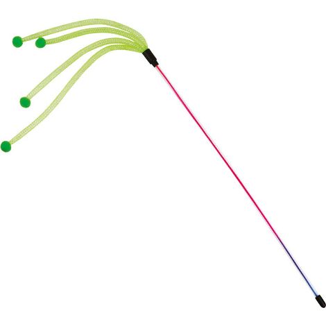 Verde - Stuzzicagatto con frange e pompon per gatti (1/2)