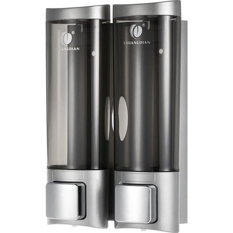 200 ml x 2 Seifenspender zur Wandmontage für Badezimmer, Toilette, Hotel (1/4)