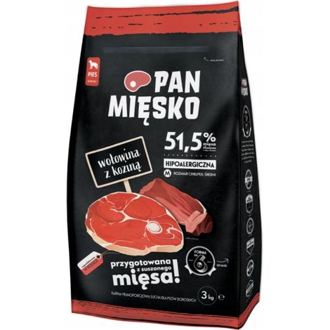 Patatine Mr. Meat Manzo con Capra 9 kg per adulti M