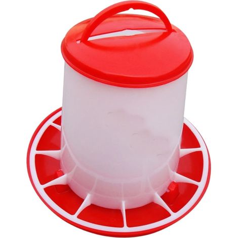 Mangeoire pour poulets mangeoire pour pigeons amovible pour canards, oies, poulets, 6kg (1/5)