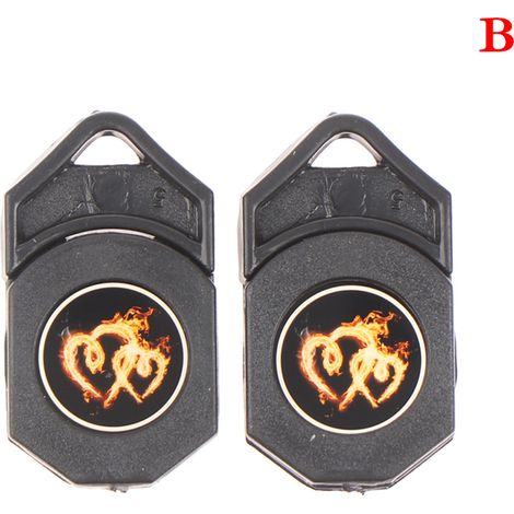 (B) 2 puces lumineuses de bienvenue compatibles avec les projecteurs laser LED sans fil pour portières de voiture, logo lumineux fantôme, accessoires d'éclairage décoratif pour véhicules. (1/4)