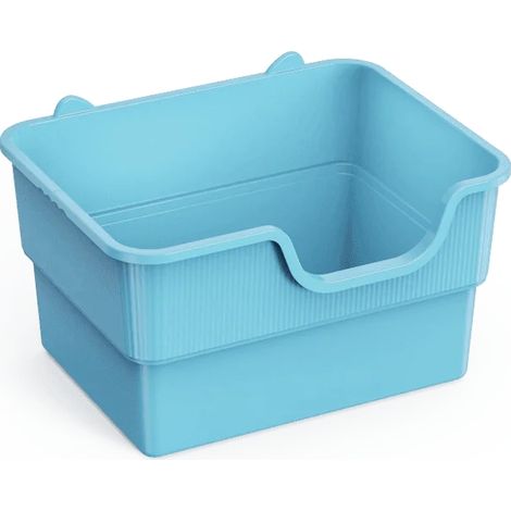 Bac Litière Chat XXL Amicura Cura Lite - Bac à litière pliable et amovible -  50 × 38,7 × 30,3 cm