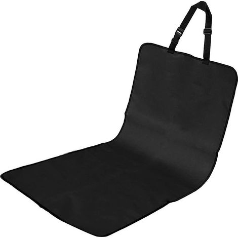 Housse de siège arrière de voiture imperméable noire pour animaux de compagnie (chats et chiens) - Protection de voyage optimale (1/5)