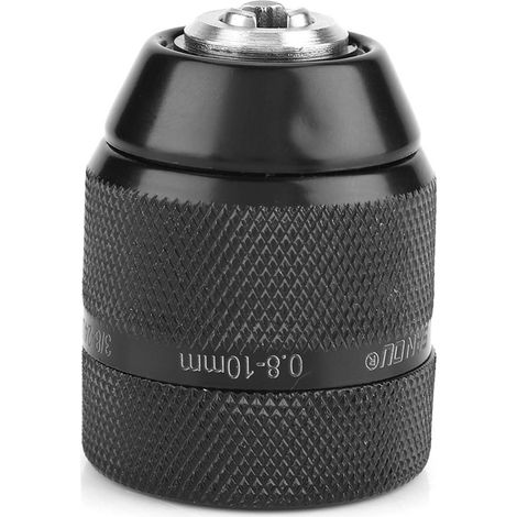 Mandrin de Perçage Métallique Sans Clé 3/8" - Capacité 0.8mm‑10mm pour Perceuse Électrique ou Manuelle