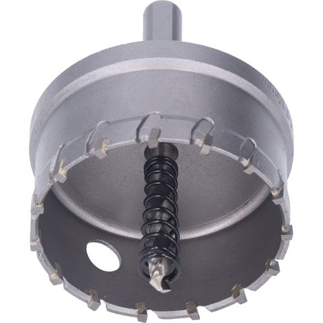 Scie cloche en carbure C45, kit de coupe de trous pour acier, métal, aluminium et bois, 65 mm, avec foret pilote (1/5)