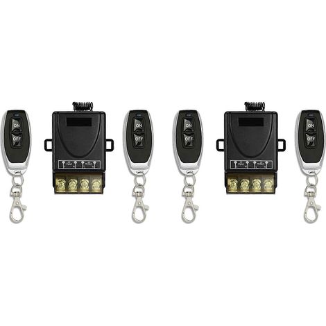2x Interrupteur de télécommande universel sans fil 433 MHz à monter soi-même Module récepteur de relais haute puissance 12 V-48 V pour P o couleur (1/5)