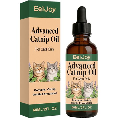 Huile essentielle de menthe poivrée pour chat : Formule douce pour apaiser et soulager le stress quotidien de votre animal – 60 ml (1/5)