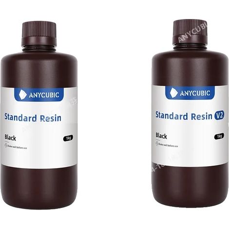 Resina UV, alta precisione, stampa veloce, 1 kg NERO (1/2)