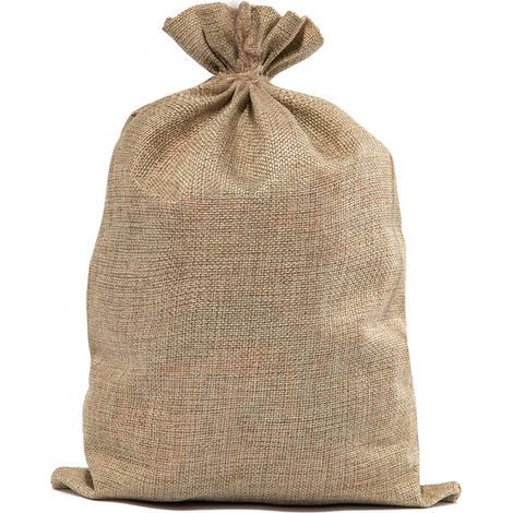 Sac en toile de jute 60100cm double fil adapté aux légumes et au jardinage sac en toile de jute adapté à la couverture végétale, 1 pièce (1/5)