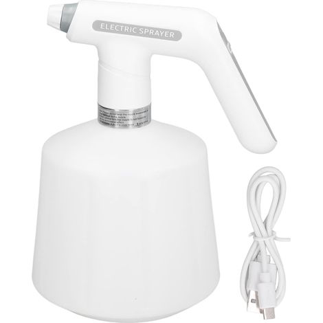Pulvérisateur de pulvérisation électrique pulvérisateur à Batterie Rechargeable pour l'arrosage du Jardin, Chargement USB Sprinkler ABS et HDPE (2l) (1/4)