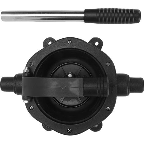 Ortviai Pompe manuelle à membrane pour eau sale, 18 GPM, auto-amorçante, compatible tuyaux 25,4 mm et 38,1 mm (1/5)