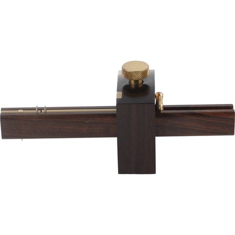 Grattoir à tracer en ébène, jauge de coupe de vis de 20 cm, outils de menuiserie de style européen (1/5)
