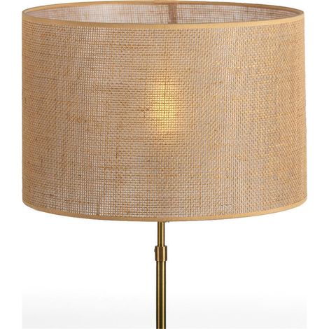 Abat jour cylindrique en sisal crème - crème (1/2)