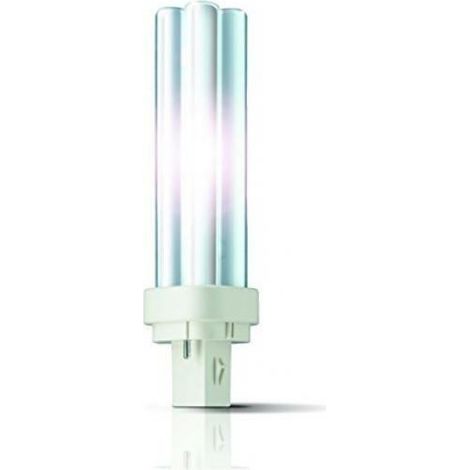 Ampolla a basso consumo Lynx 18w 2 poli G24d-2 830k luce calda 15cm Philips (1/10)