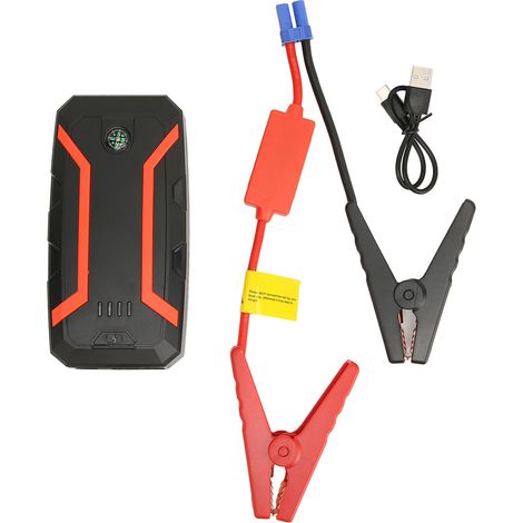 Démarreur de Voiture 1500A 12000mAh, Étanche avec 3 Modes LED et Boussole pour Camion (1/5)