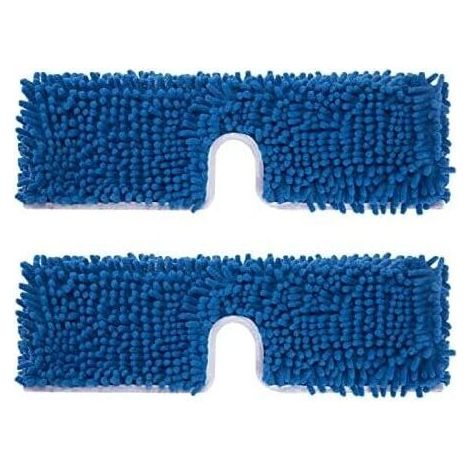 2 Pack Padded Replacement Heads for Dual Action Microfiber Mop Systems, Replacement Heads for Wet and Dry Use, Double-Sided Surface Machine Washable (1/5)