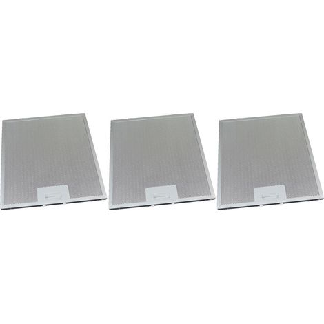 3 x Universal Cooker Hood Metal Grease Filter 275mm x 310mm (1/2)