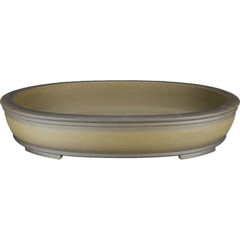 Vaso per bonsai ovale in gres 47,5x35,5x7 cm - SM014