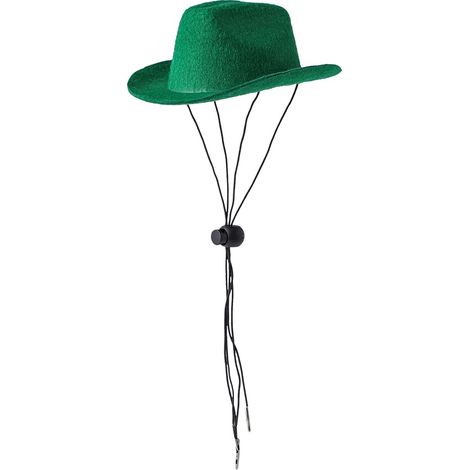 Chapeau de cowboy/vache à bride ajustable pour chiots, accessoire de toilettage pour déguisement western, fêtes et occasions spéciales. (1/5)
