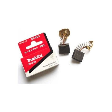 2er-Pack Kohlebürsten CB 203 für Elektrowerkzeuge - MAKITA 191953-5