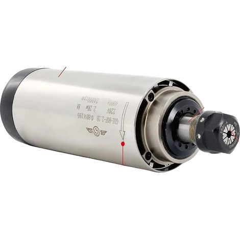 Moteur à broche, haute vitesse de fonctionnement, construction en acier inoxydable durable, Juste un fuseau, 220V-a (1/2)