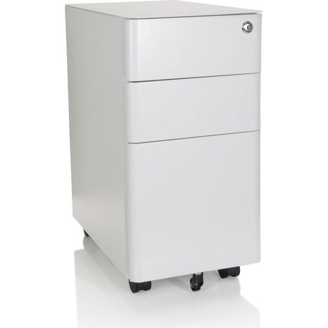 Rollcontainer COLOR I Metall weiß hjh OFFICE (1/5)