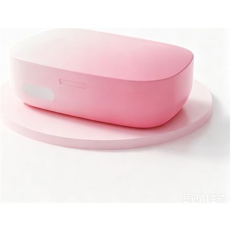 Nettoyeur ultrasonique pour lentilles de contact, blanc et rose, avec stérilisation par lumière bleue, étui portable rechargeable et compact pour usage quotidien (1/5)