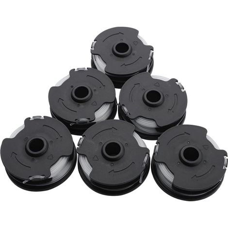 6er-Pack Ersatzspulen für Trimmerfaden der LIDL Parkside PRTA 20-Li Modelle A1/B2/C3. Trimmerzubehör, 8,3 m (27 Fuß), passend für PRT 300 A1 und PRT 550 A1/A3. (1/5)