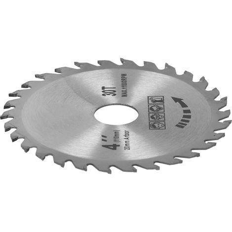 2 Stück 4x30T Kreissägeblatt, Trennscheibe für Holzbearbeitung, Schreinerarbeiten und Heimwerkerbedarf, 105 mm (1/5)