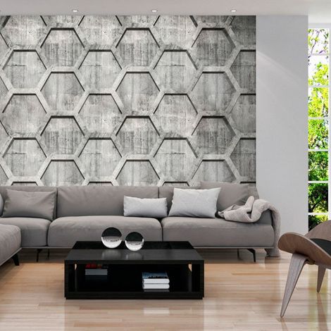 Papier Peint "Platinum Cubes" 105 x 150 cm (1/2)