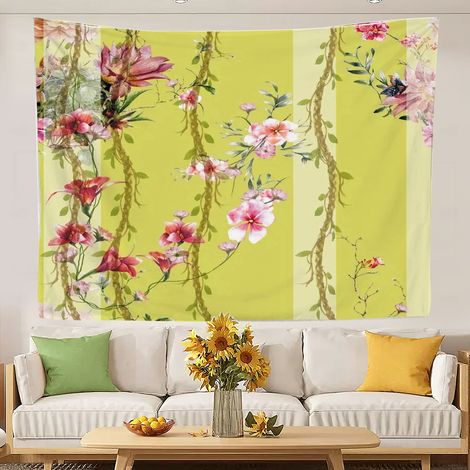 Tapisserie murale unique pour chambre à coucher, séchage rapide, idéale pour la décoration de fêtes. 200x150cm (1/5)