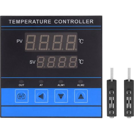 Contrôleur De Température Numérique - 0 À 400 °C - Sortie Relais Et SSR - Entrée Universelle Thermocouple Résistance Thermique Signal Analogique - 1 Pièce (1/5)