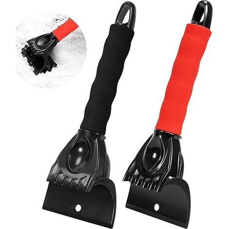 Car Windscreen Ice Scraper Snow Defrosting Tool with Foam Handle for Car SUV Truck (1/5)