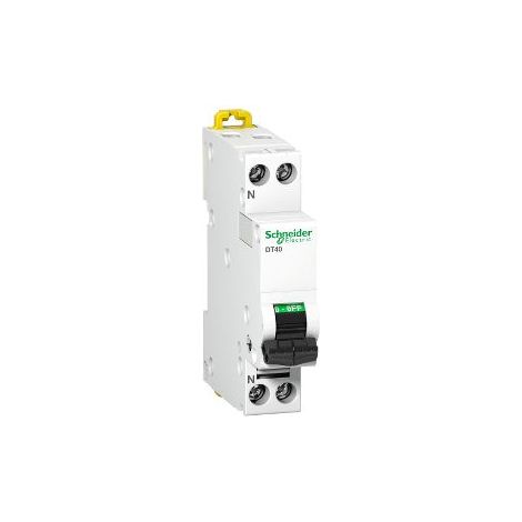 Schneider A9N21366 Disjoncteur DT40N 1P+N 16A courbe C (1/4)