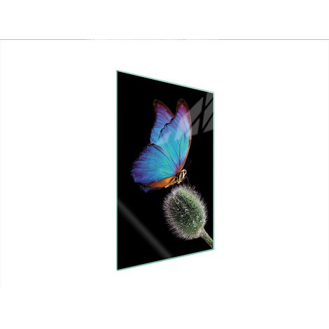 Glasschneidebrett 35x52 Schmetterling