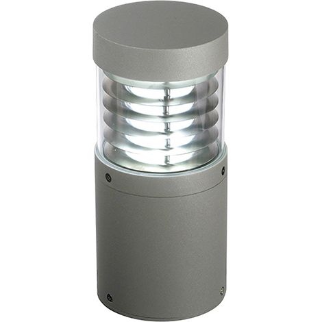 LARS Bollard Borne de sol extérieure LED 15W 82° IP65 3000K Gris 26cm - Rossini Illuminazione (1/3)