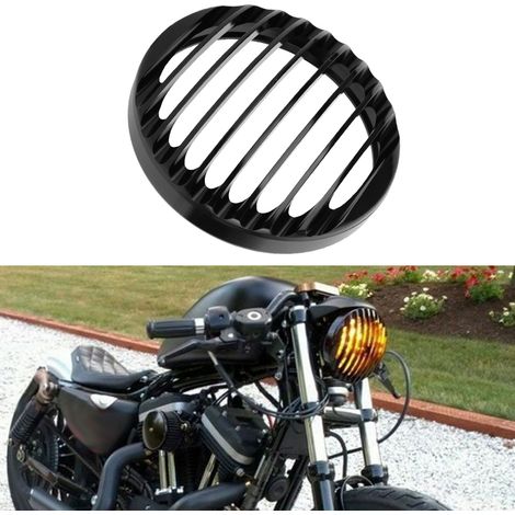 Grille de phare en aluminium de 5,75 pouces, accessoire compatible avec XL883 XL1200 2004-2014
