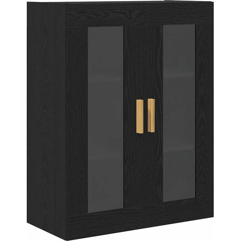 Buffet,Bahut,Meuble mural Chêne noir 69,5 x 34 x 90 cm CFW46200 (1/5)
