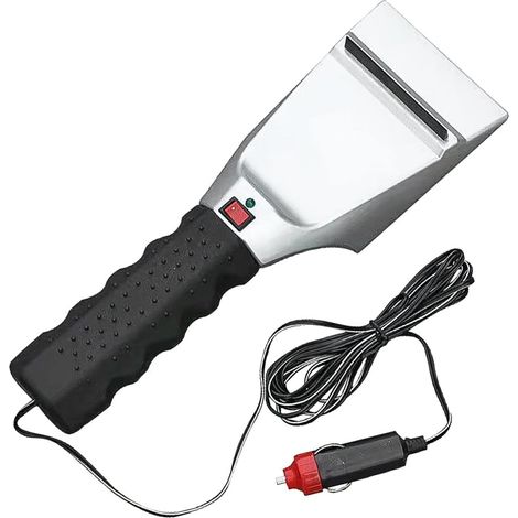 Essuie-glaces de voiture, grattoirs à glace chauffants, grattoirs à neige pour voitures, grattoirs à glace électriques 12 V pour allume-cigare, grattoirs à neige pour voitures, brosses à neige pour le (1/4)