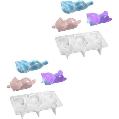 Moule en silicone 3D pour décorations mignonnes, idéal pour la fabrication de fondant, pudding et savon. (1/4)